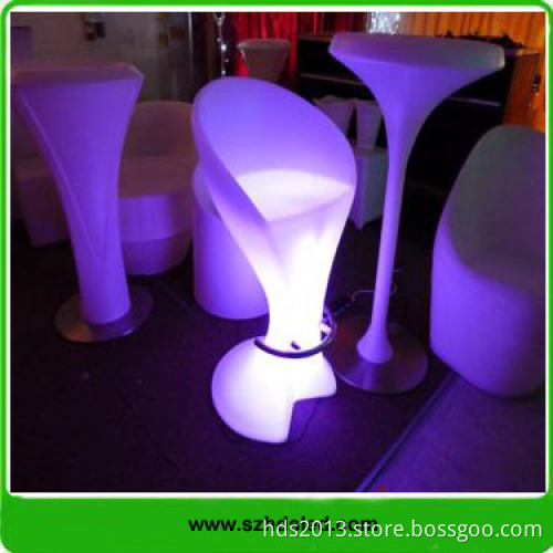 Sell bar furniture led chair, plastic glow chair